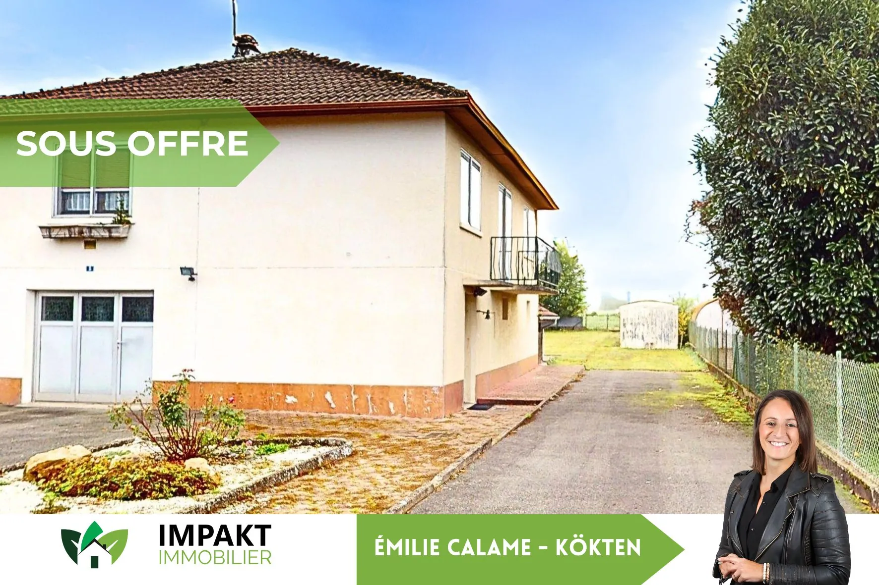 Maison à rénover de 86 m² à Lachapelle sous Chaux avec jardin et sous-sol