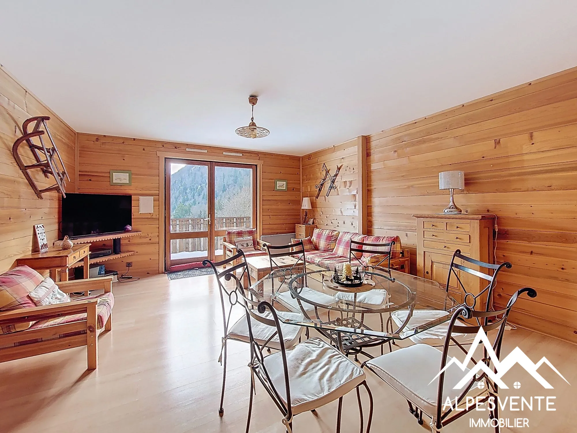 Appartement duplex lumineux à Bellevaux proche des pistes