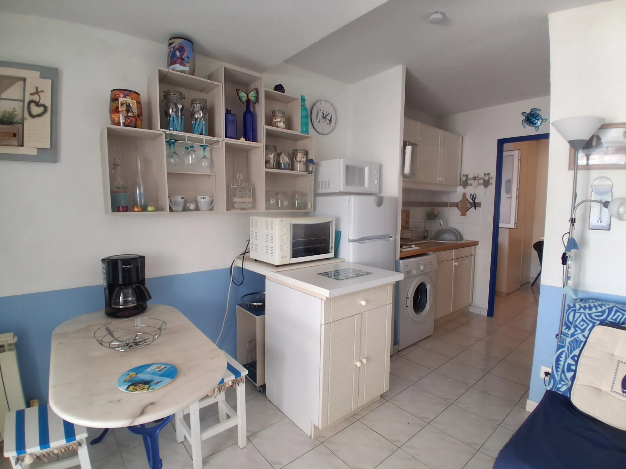 Bel appartement T2 avec terrasse et parking à Rochelongue, Agde 