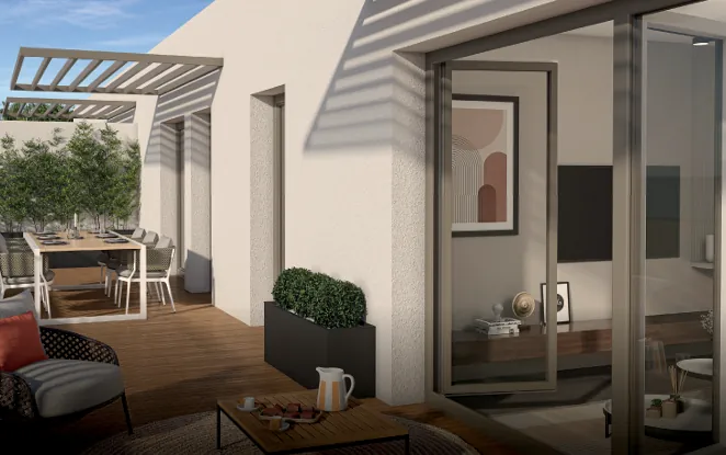 Appartement T3 neuf avec balcon à Valras-Plage en livraison 2027 