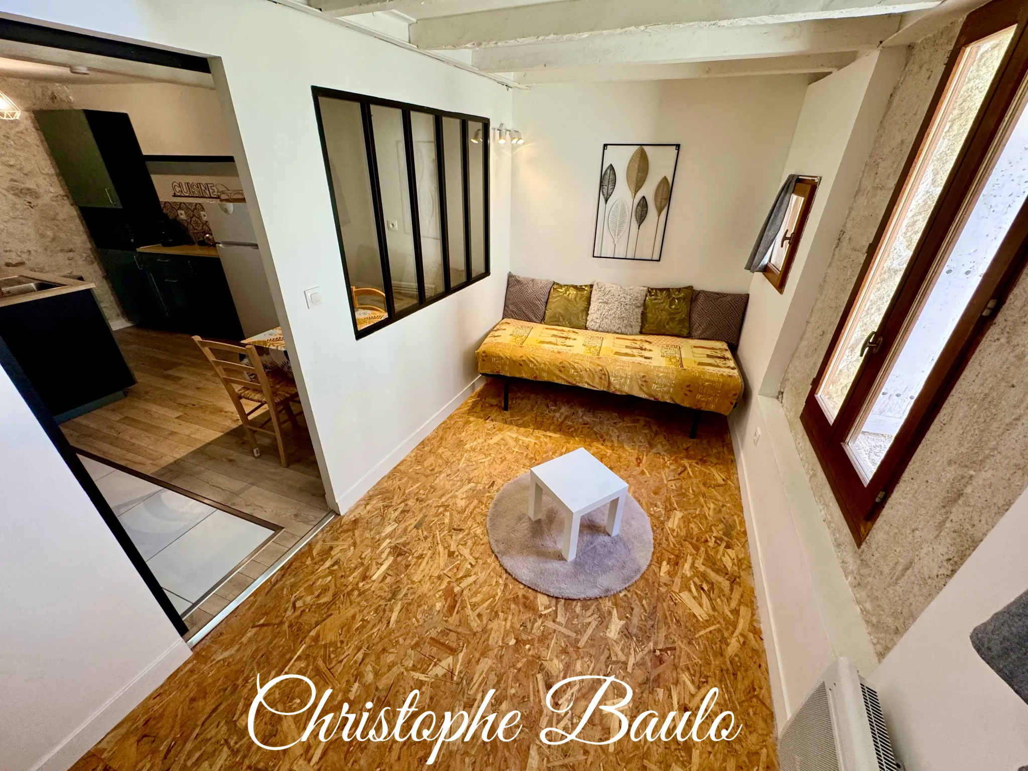 Maison de village à vendre à Mireval avec toit-terrasse sans charges 