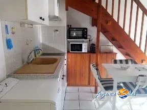 Magnifique appartement studio mezzanine à Narbonne-Plage proche plages et commerces