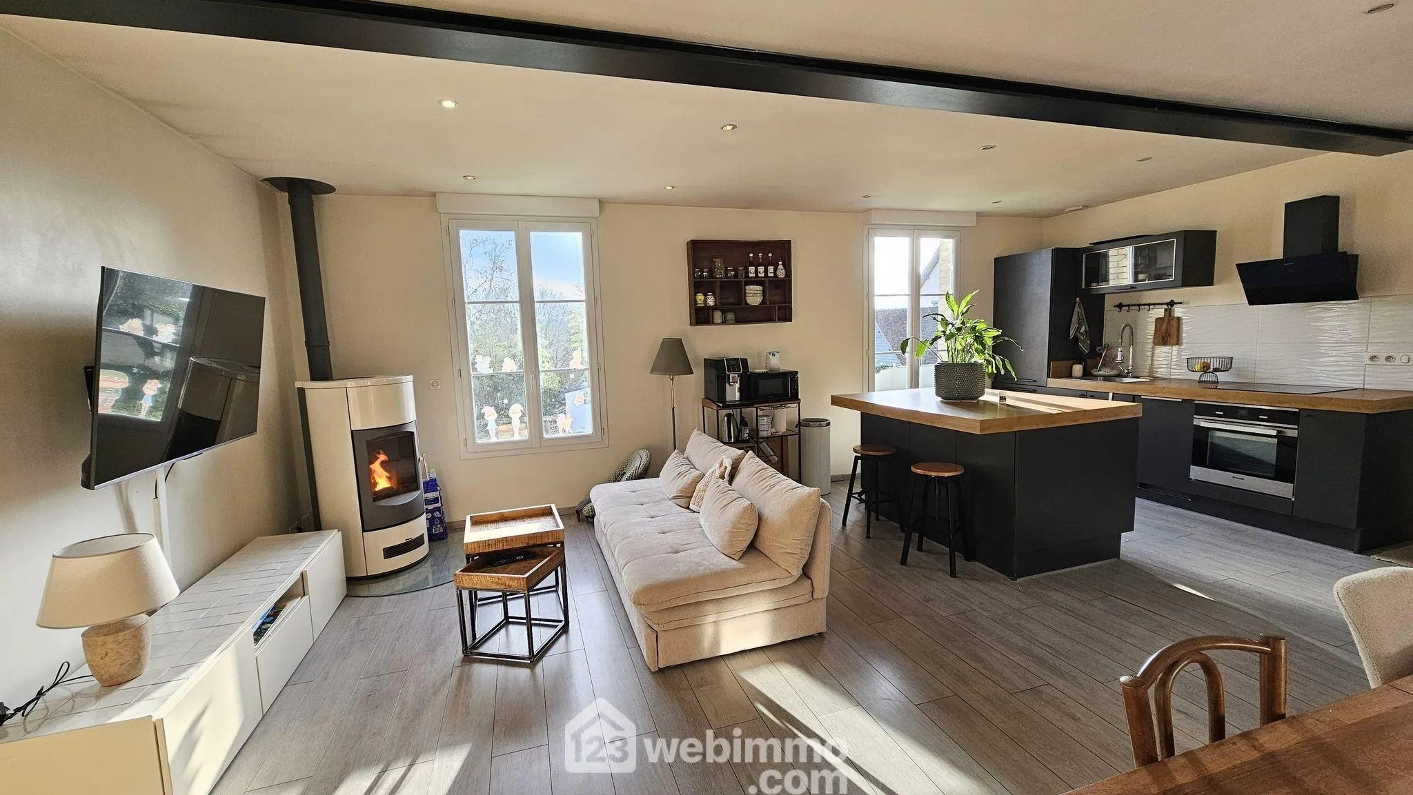 Charmante maison rénovée de 71 m² avec jardin clos à Milly-la-Forêt