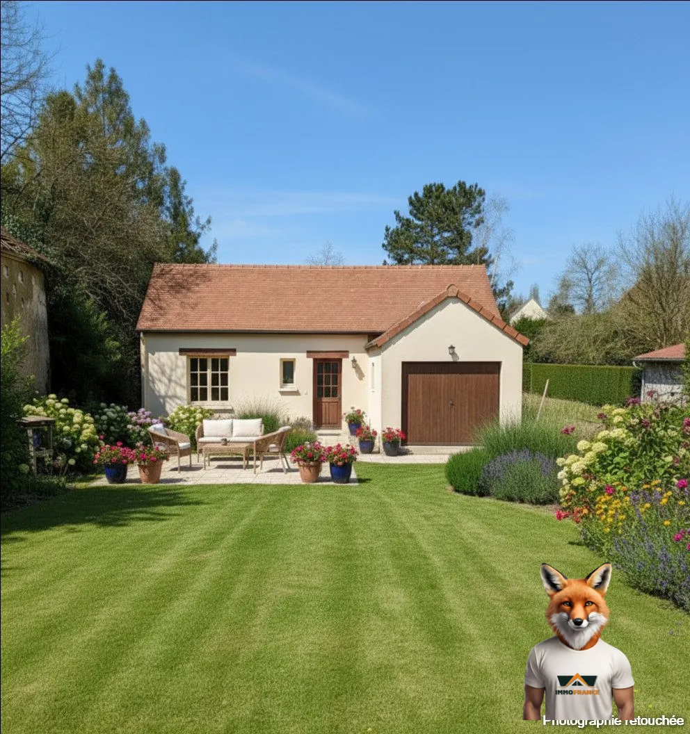 Terrain constructible de 810 m² avec permis validé à Lailly