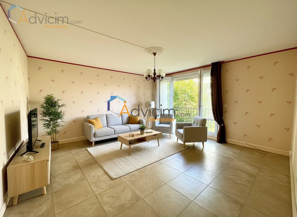 Appartement 3 pièces de 69 m² à Orléans, proche tram Madeleine