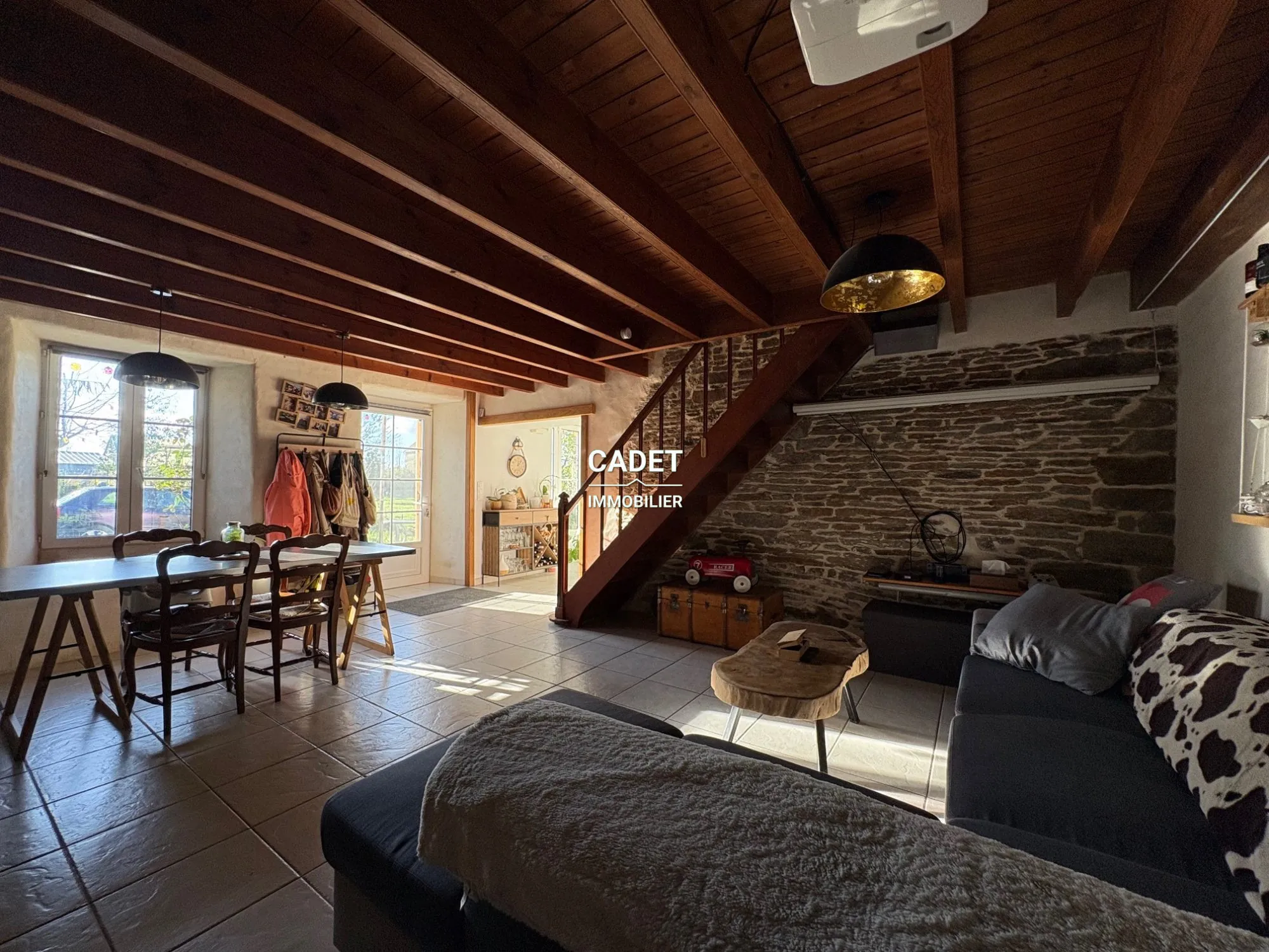 Maison de campagne de 107 m² à Fleury avec jardin exposé sud 