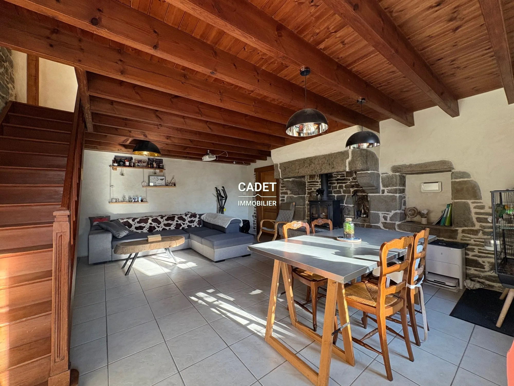 Maison de campagne de 107 m² à Fleury avec jardin exposé sud 