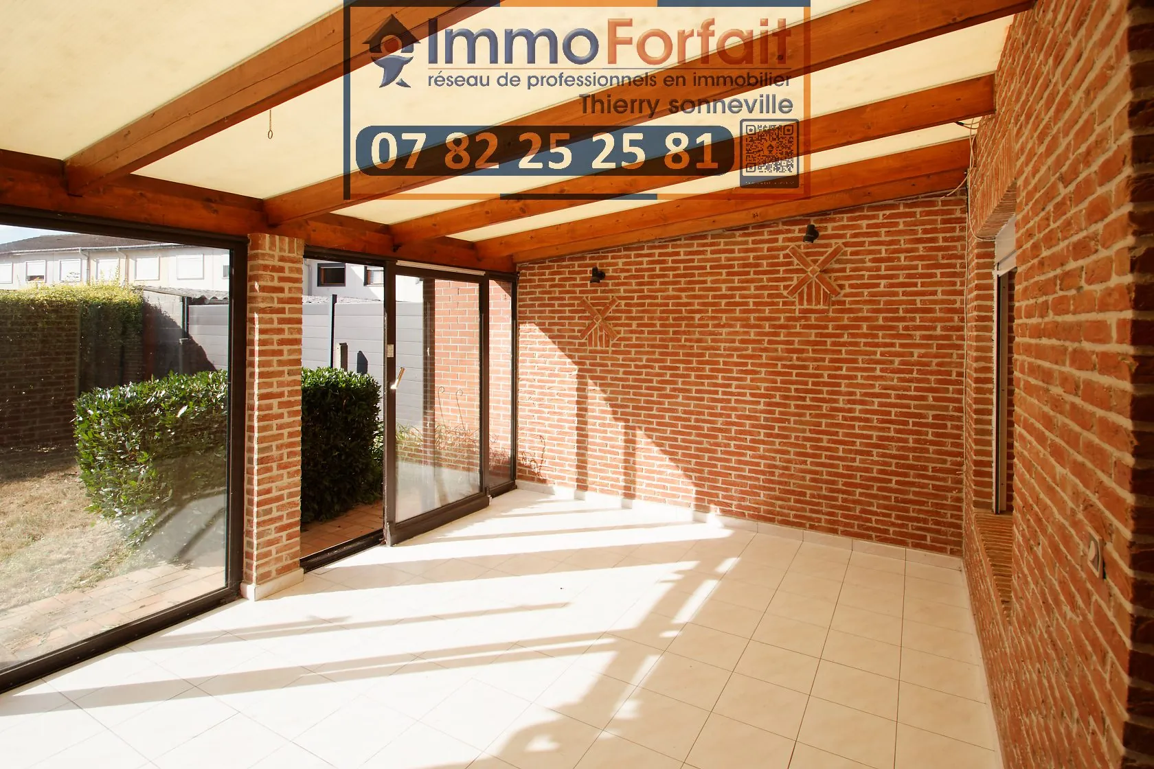 Belle maison mitoyenne à vendre à Libercourt avec jardin et terrasse