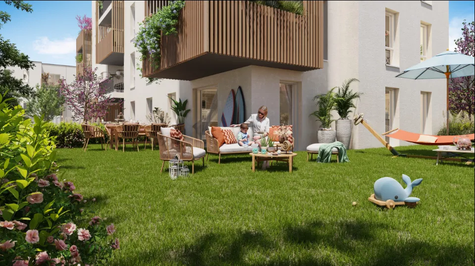 Appartement T3 neuf avec terrasse à Donville-les-Bains - Livraison 2026