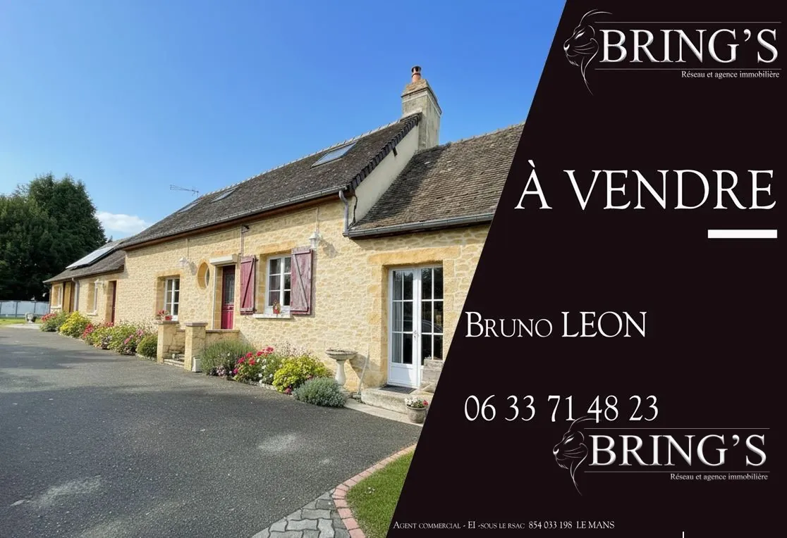 Maison ancienne rénovée de 115 m² avec jardin à Saint-Vincent-des-Prés