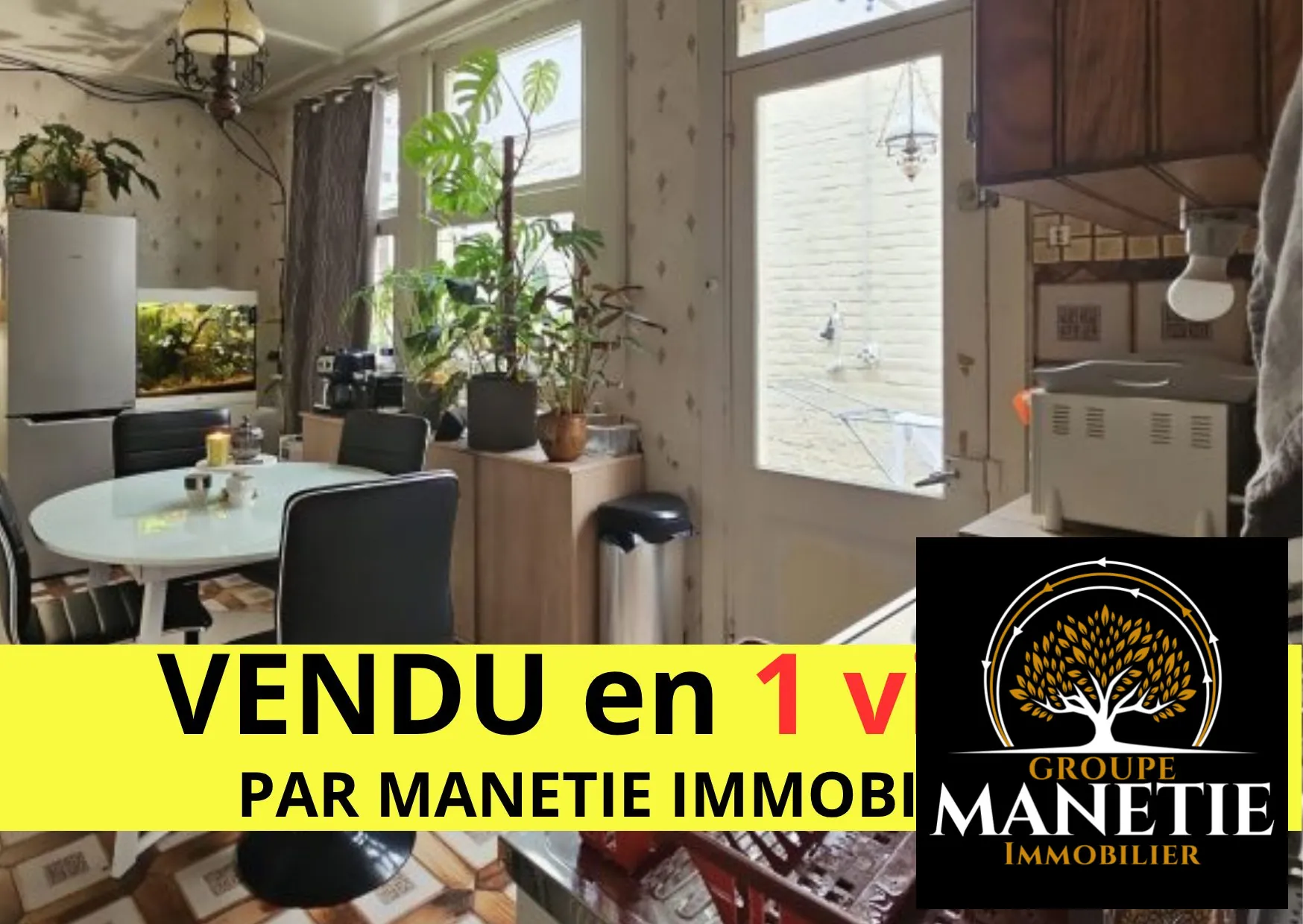 Maison ancienne à rénover avec jardin à Roubaix - Secteur recherché