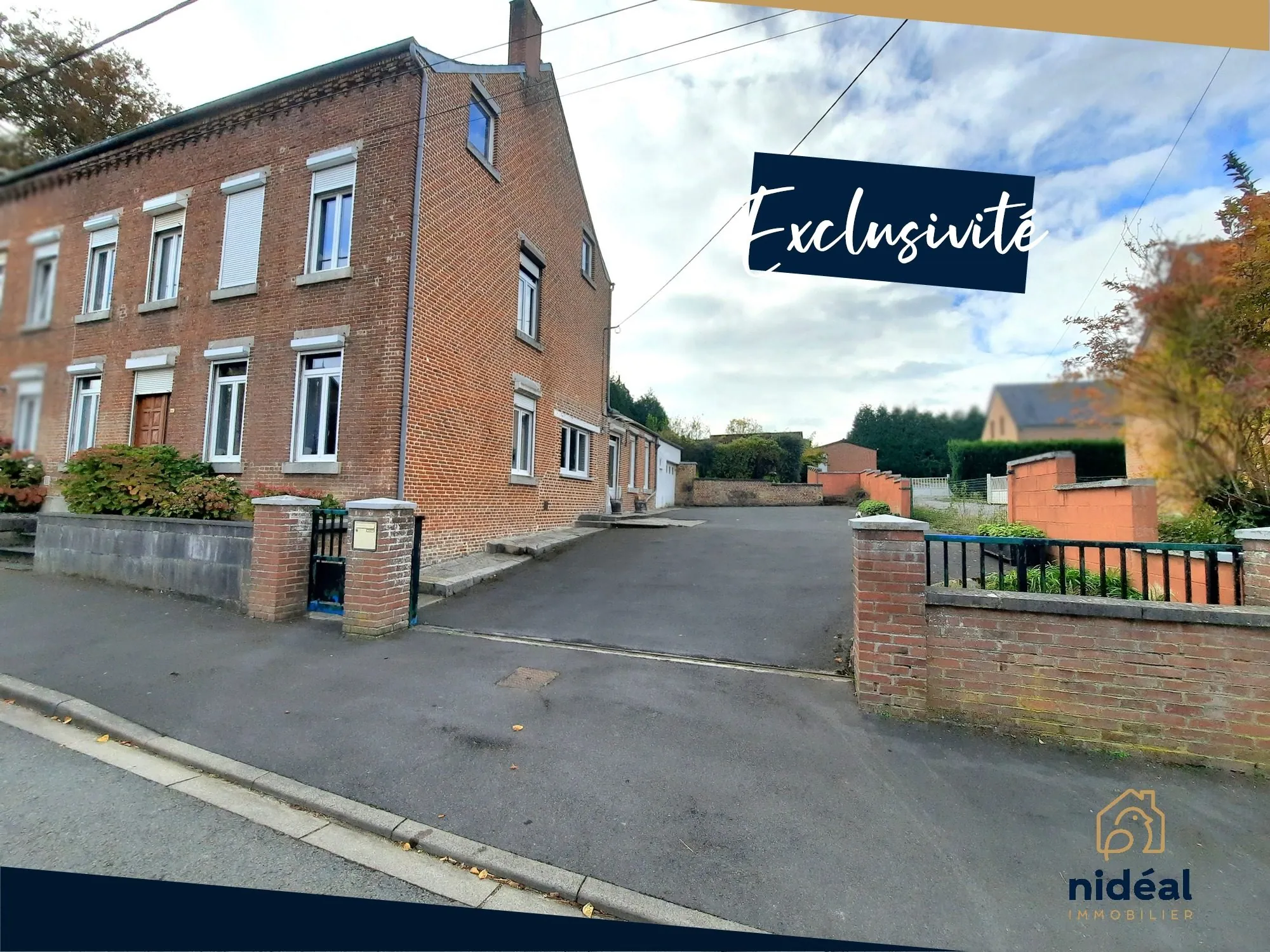 Magnifique maison de ville de 170m² avec 4 chambres, garage et jardin à Sains-du-Nord