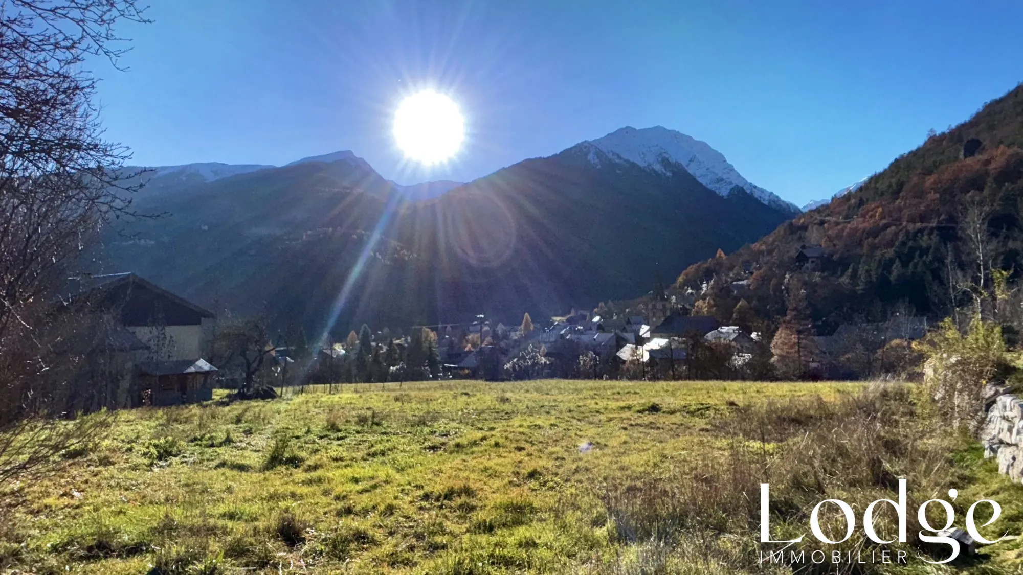 Rare à Vallouise : Terrain de 614 m² with vue imprenable