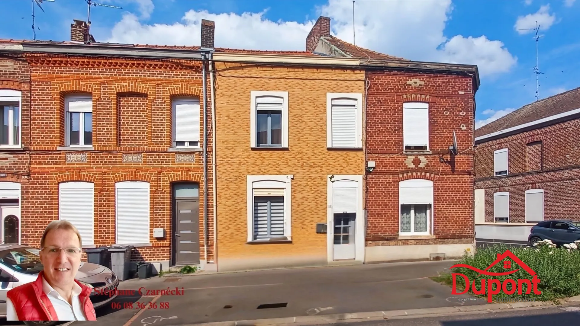 Maison mitoyenne avec jardin et garage à Anzin - 107 m²