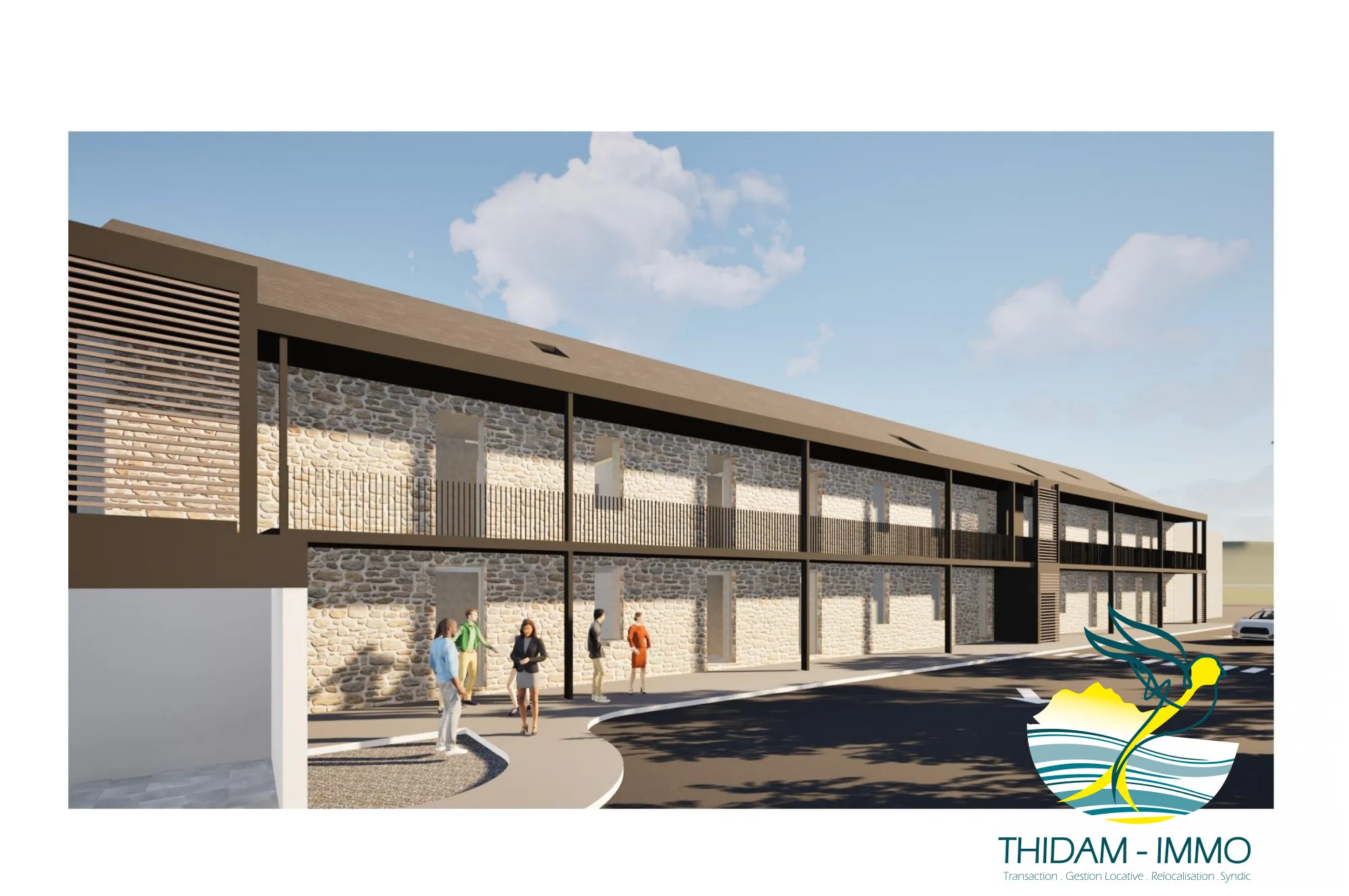 Photo non contractuelle Appartement T2 en rez-de-jardin avec terrasse et jardin à Coarraze 