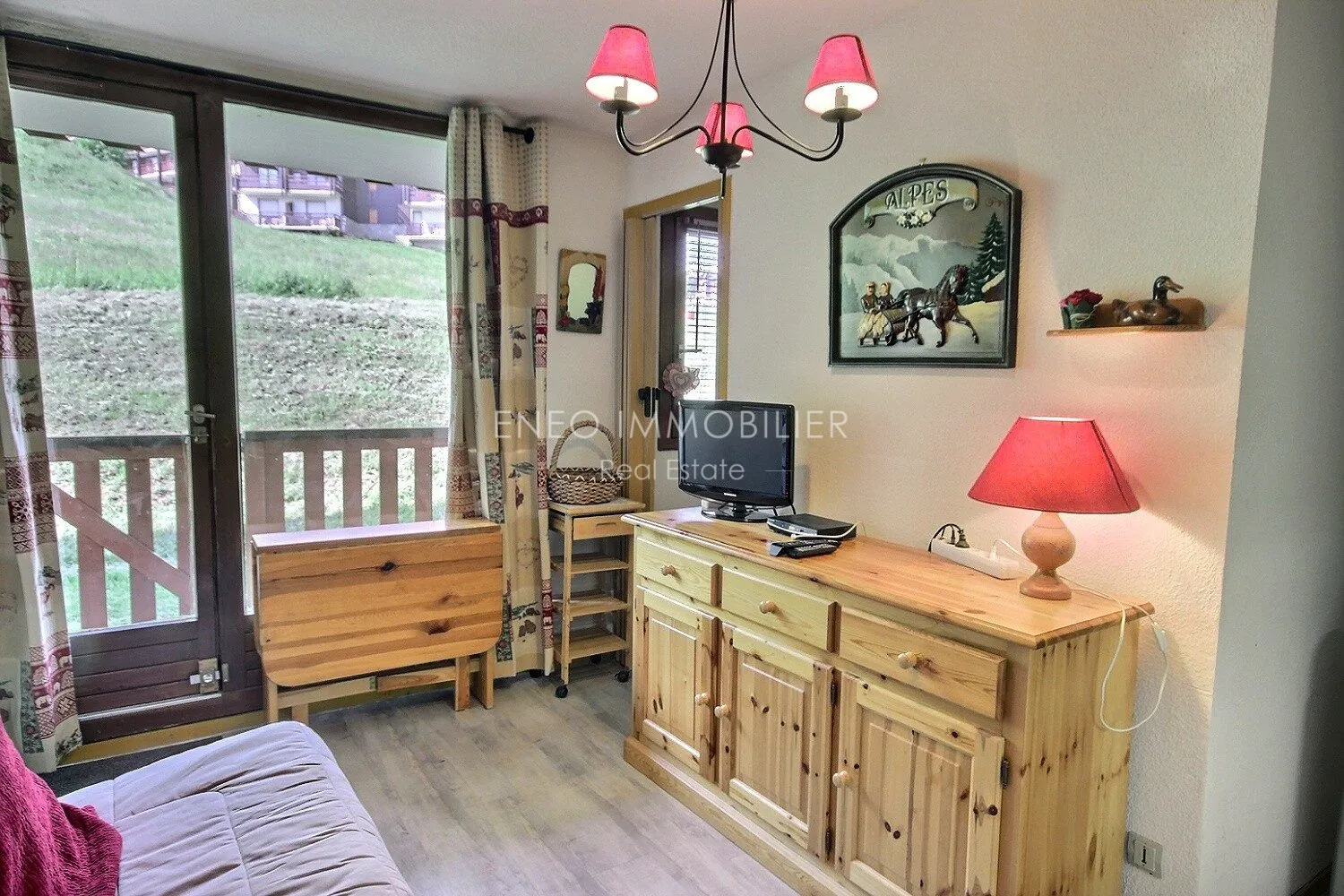 Charmant appartement avec terrasse à La Plagne Montalbert, proche des pistes