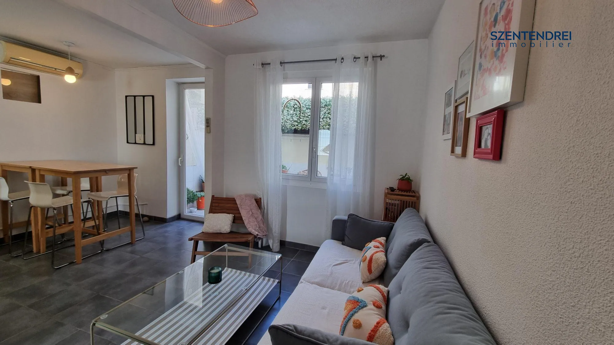 Appartement LUNEL F3 extérieur SZENTENDREI Immobilier Charmant appartement 3 pièces avec cour à Lunel, idéalement situé 