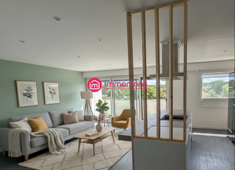 Appartements 3 pièces avec balcon à Le Mans, proximité commerces et transports