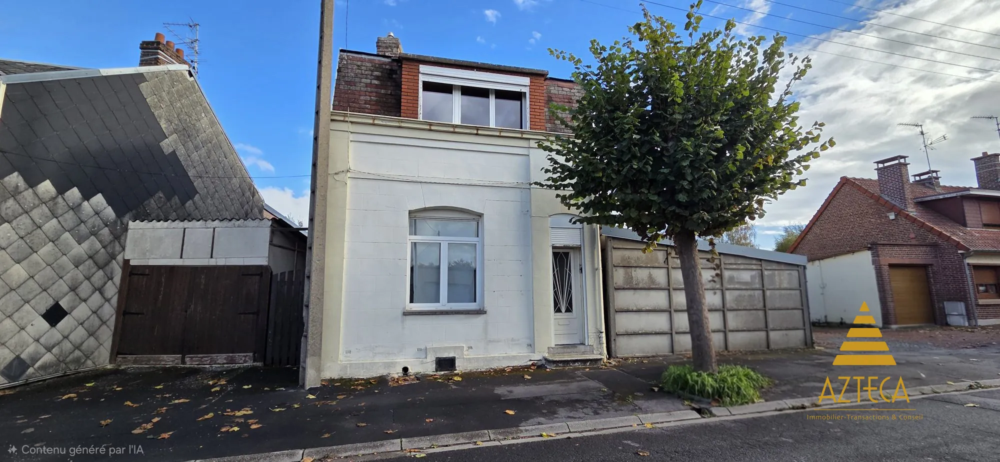 Maison à vendre à Caudry – 86 m² avec jardin, garage et dépendance