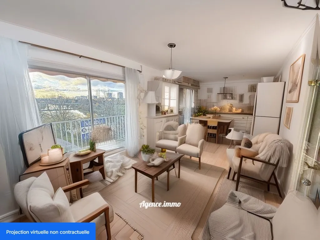 Appartement 6 pièces avec vue imprenable sur le Cher à Tours 