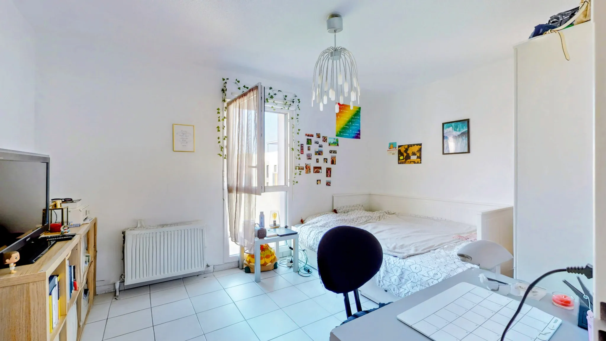 Studio 22,75 m² à Toulouse Montaudran - Dernier étage, lumineux et meublé