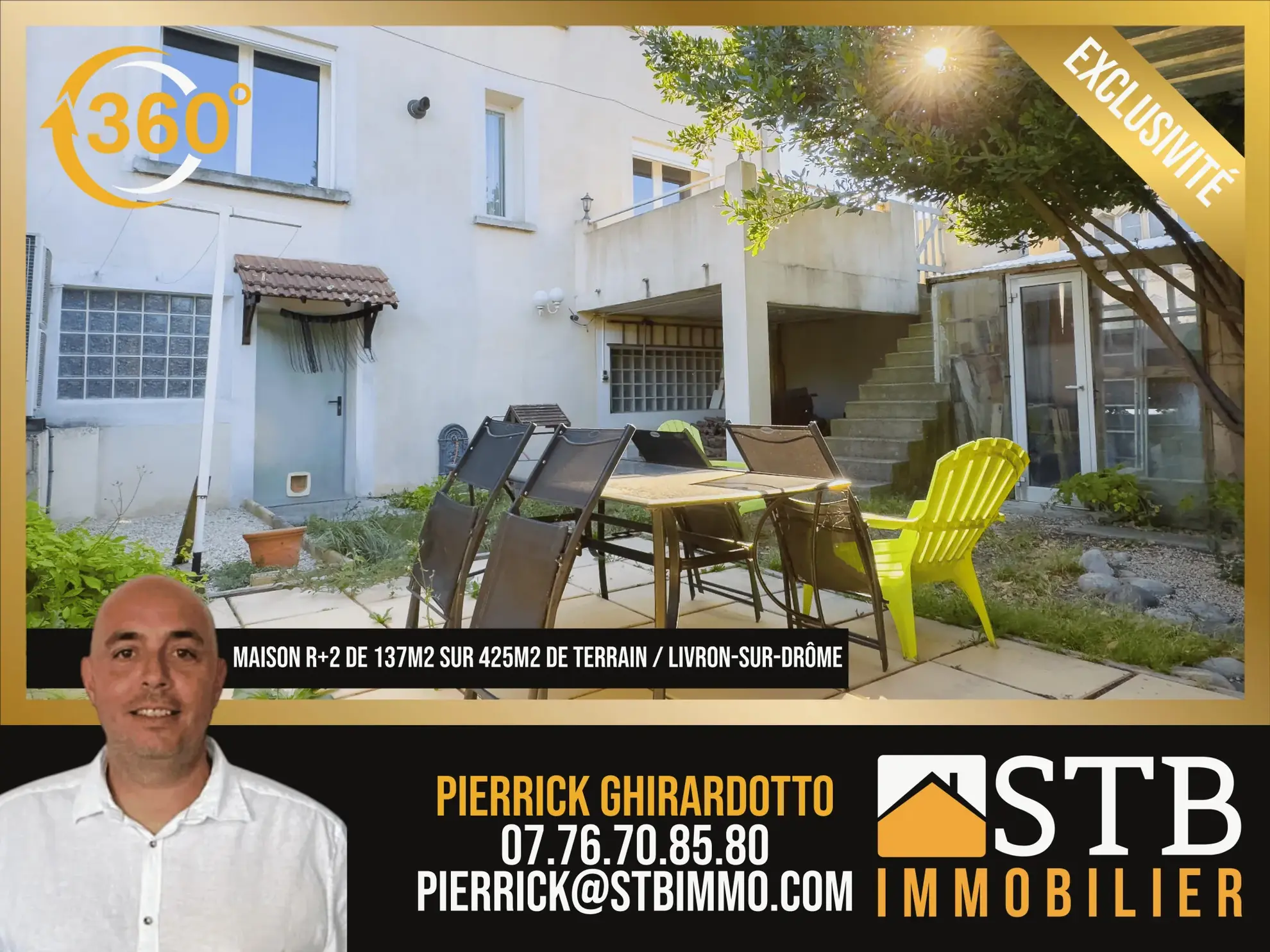 Maison rénovée avec 5 chambres et garage à Livron-sur-Drôme - Excellente performance énergétique