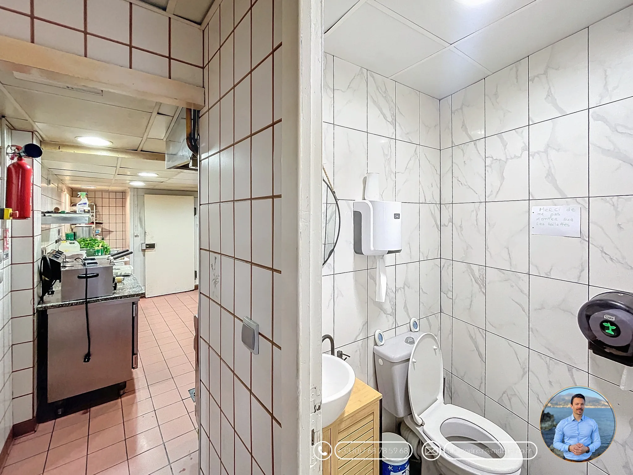 Fonds de commerce restaurant et traiteur à Menton – Emplacement stratégique et rentable 