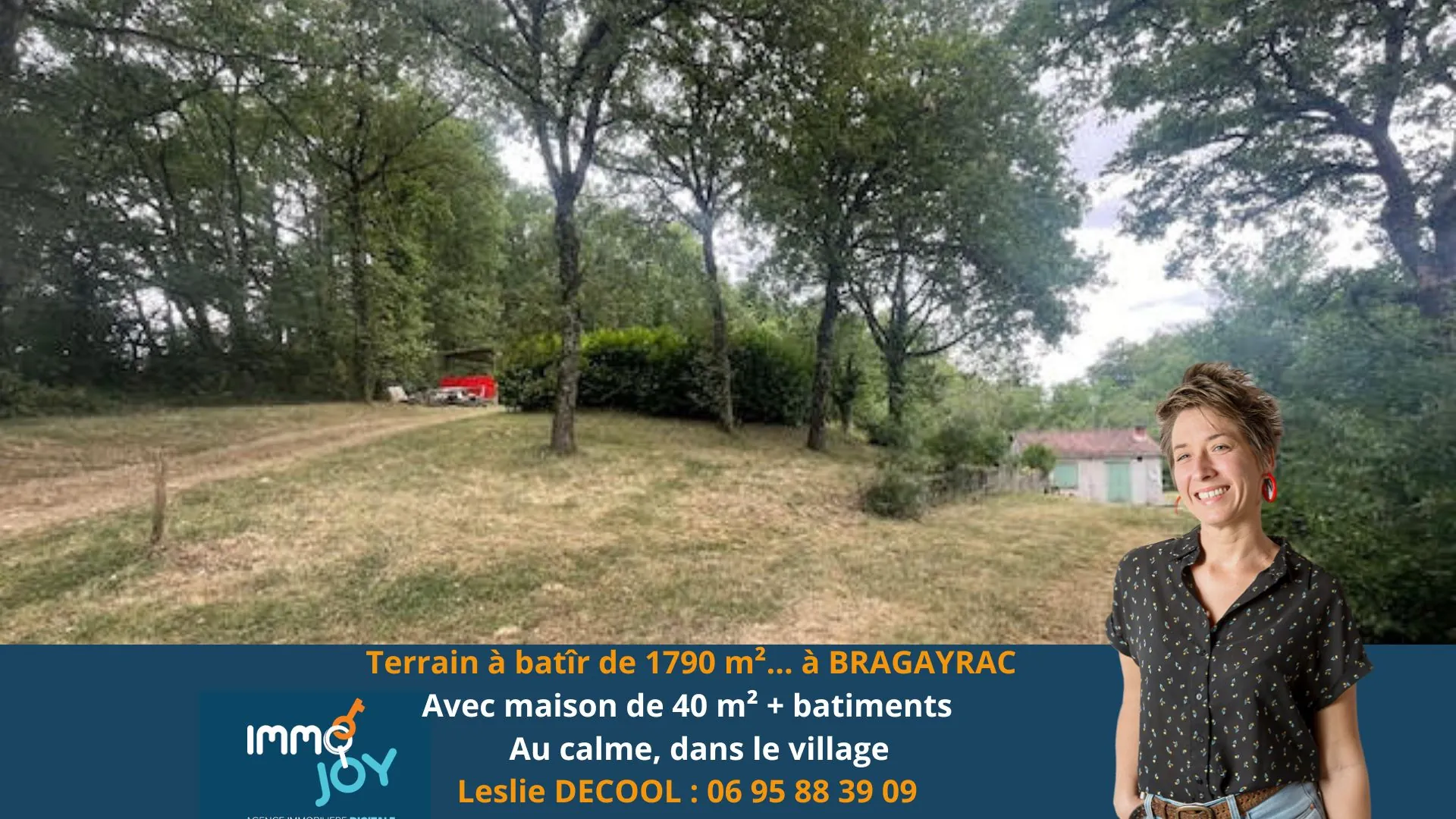 Terrain à bâtir de 1790 m² avec maison à Bragayrac - Vue dégagée et emplacement privilégié