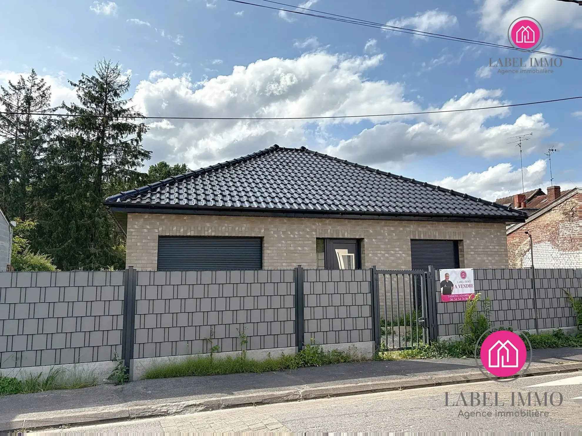 Maison individuelle de plain-pied à Escautpont avec jardin et 2 chambres 