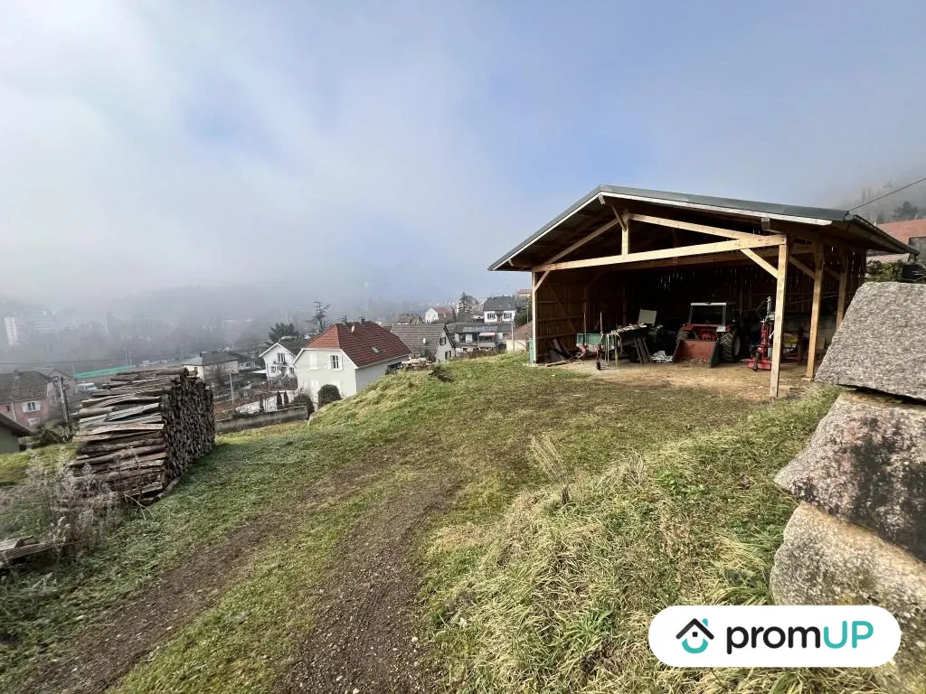 Terrain constructible de 529 m² à Guebwiller avec vue exceptionnelle