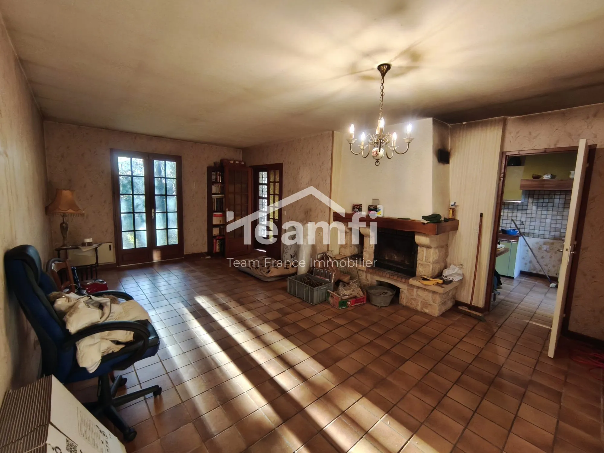 Charmante maison de plain-pied à vendre à Drevant avec jardin et potentiel