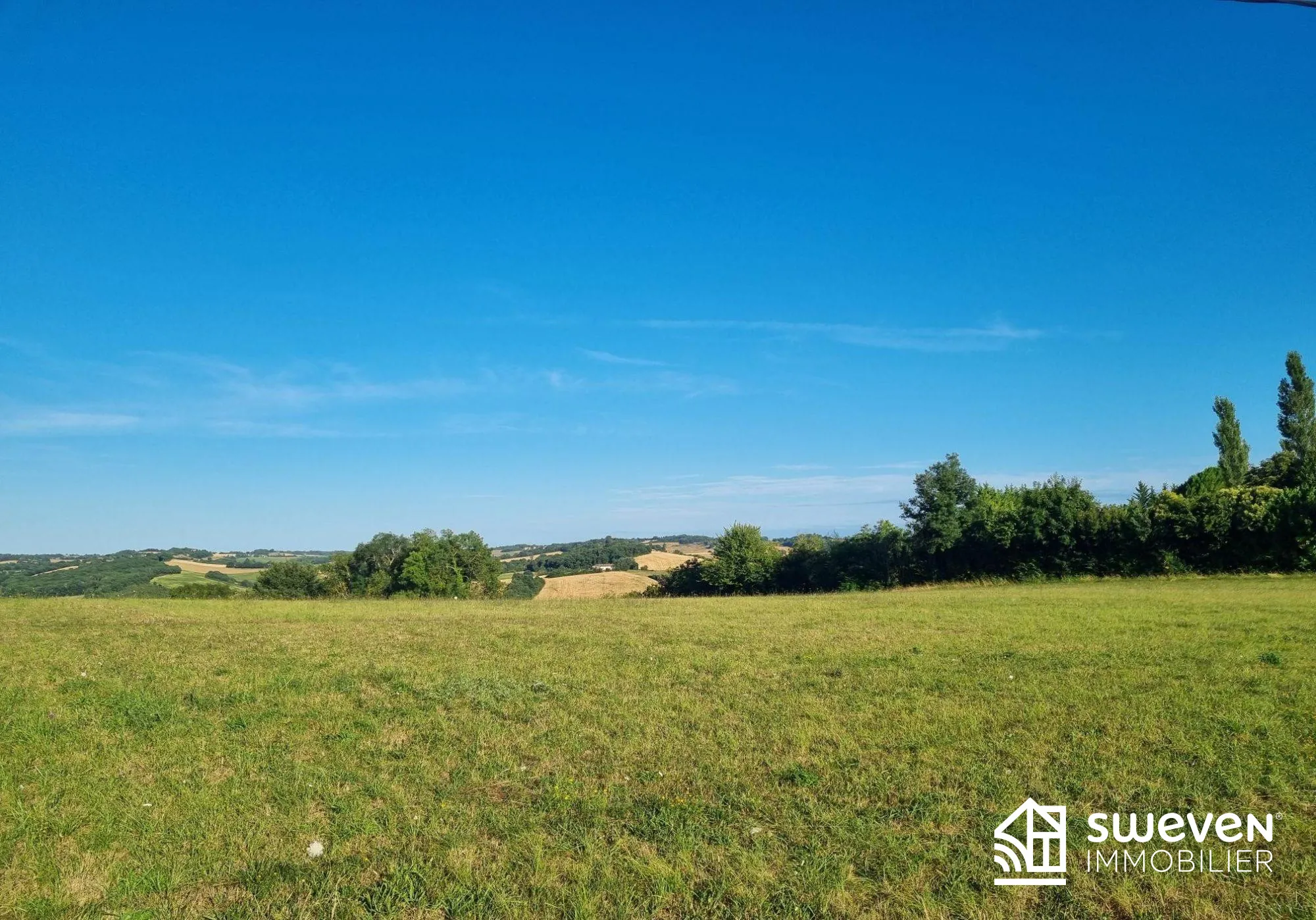 Terrain à bâtir de 1500 m² à Laymont avec vue imprenable