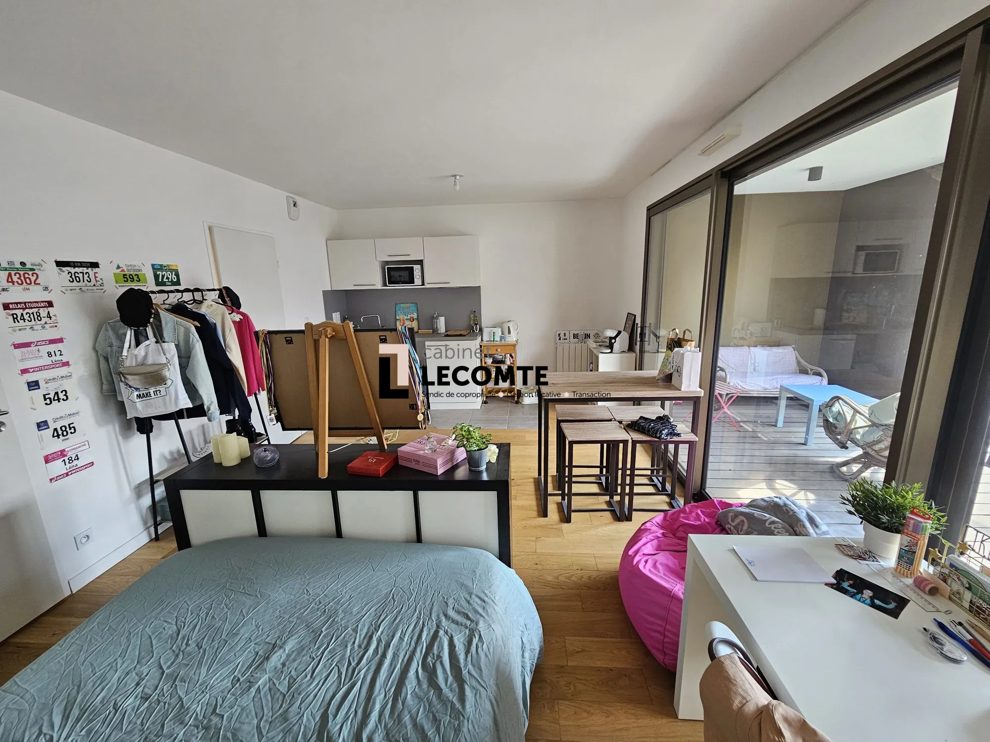 Appartement T1 bis avec terrasse dans la résidence Cipriani à Rennes 