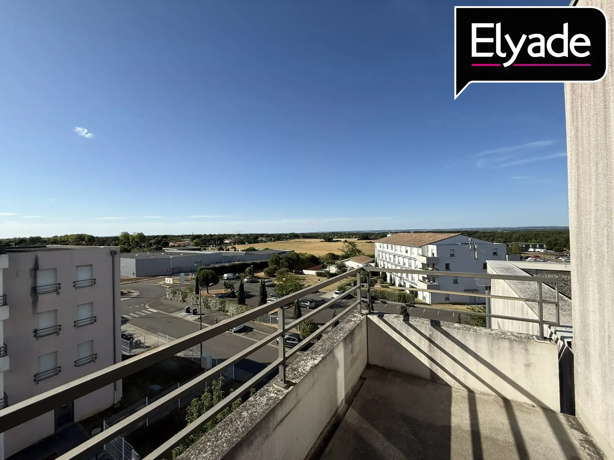 Appartement T3 avec jardin et vue à Cornebarrieu - Dernier étage