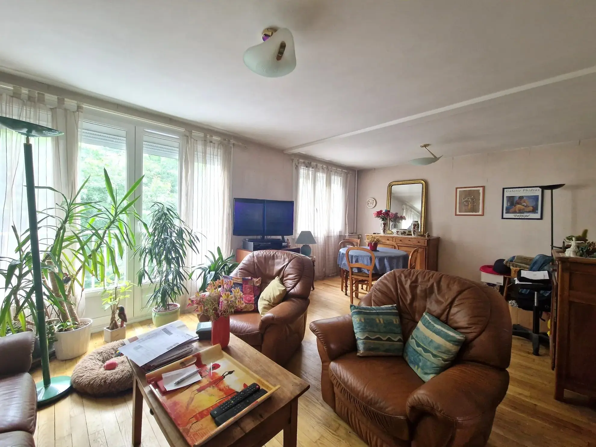 séjour Appartement T4 à vendre à Nantes Casterneau avec parking et cave 