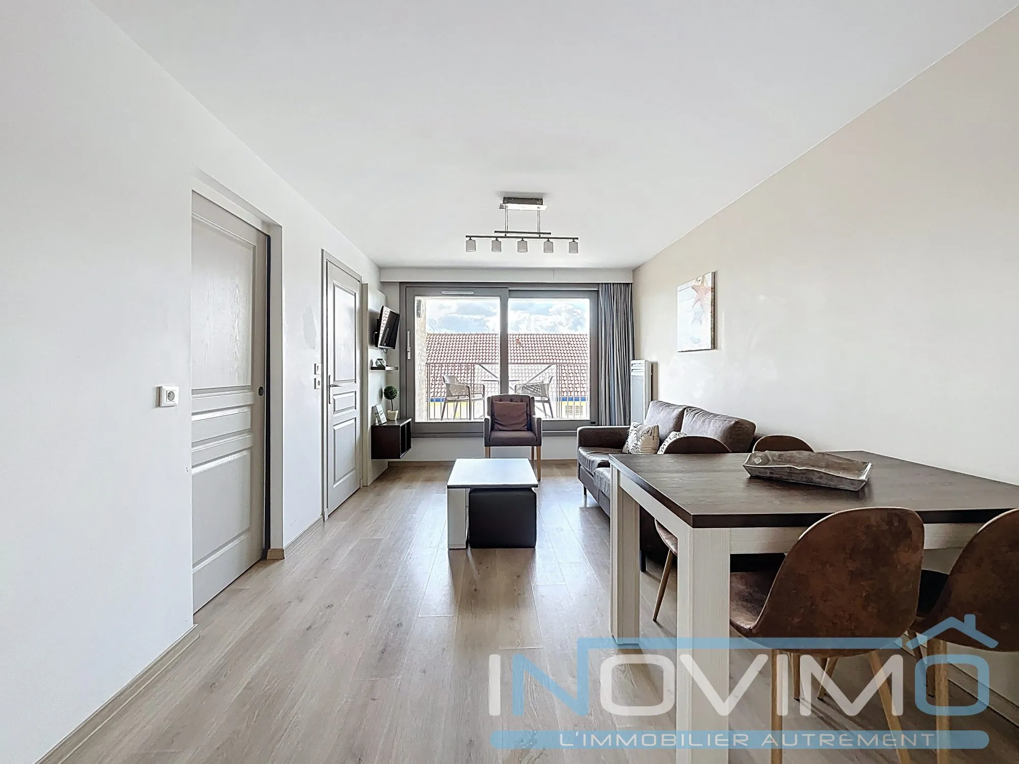 Appartement T1/2 meublé de 40,50 m² à Bray-Dunes avec balcon et parking