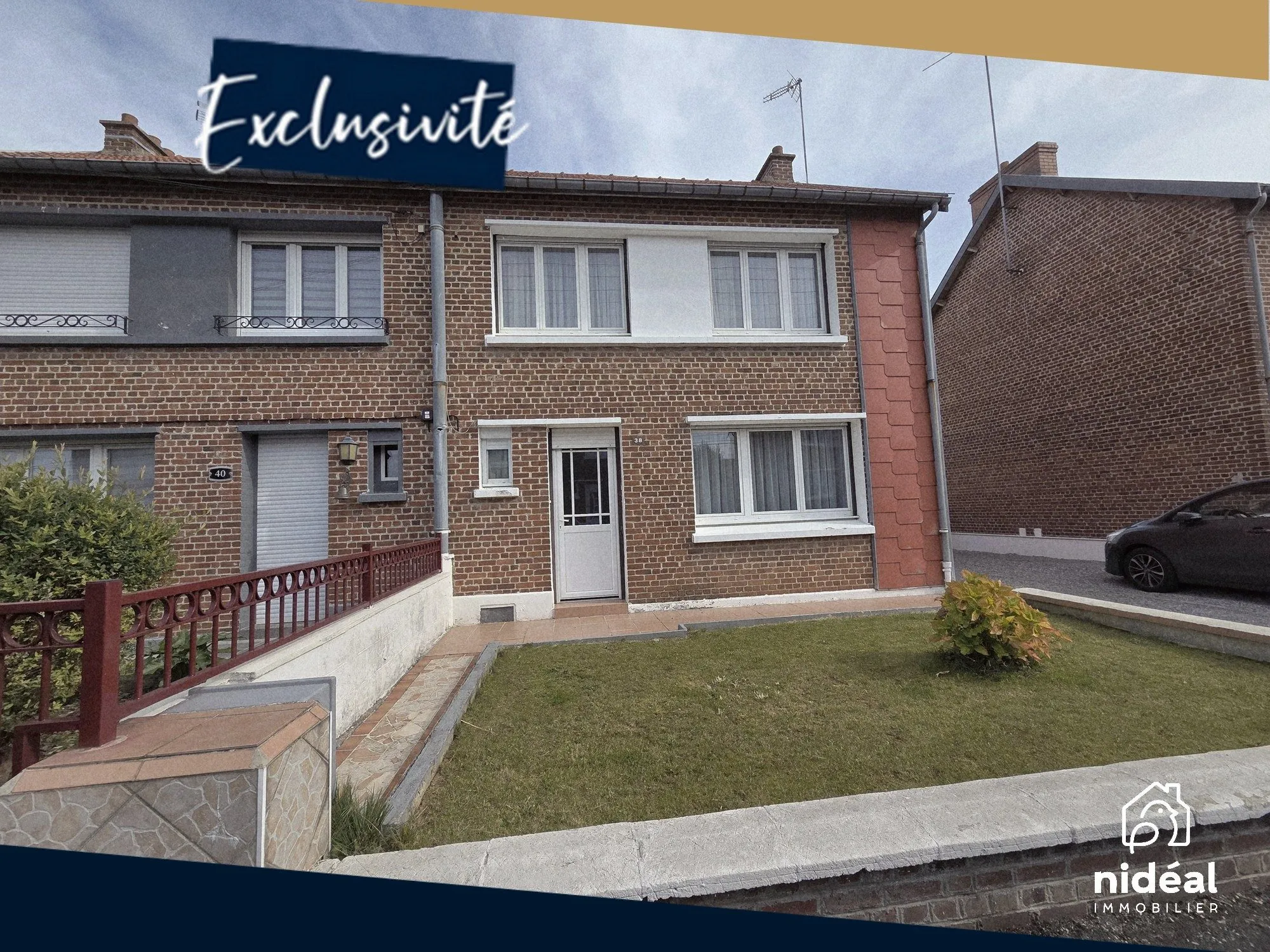 Maison à vendre à Aulnoye-Aymeries de 92 m² avec jardin et proximité écoles