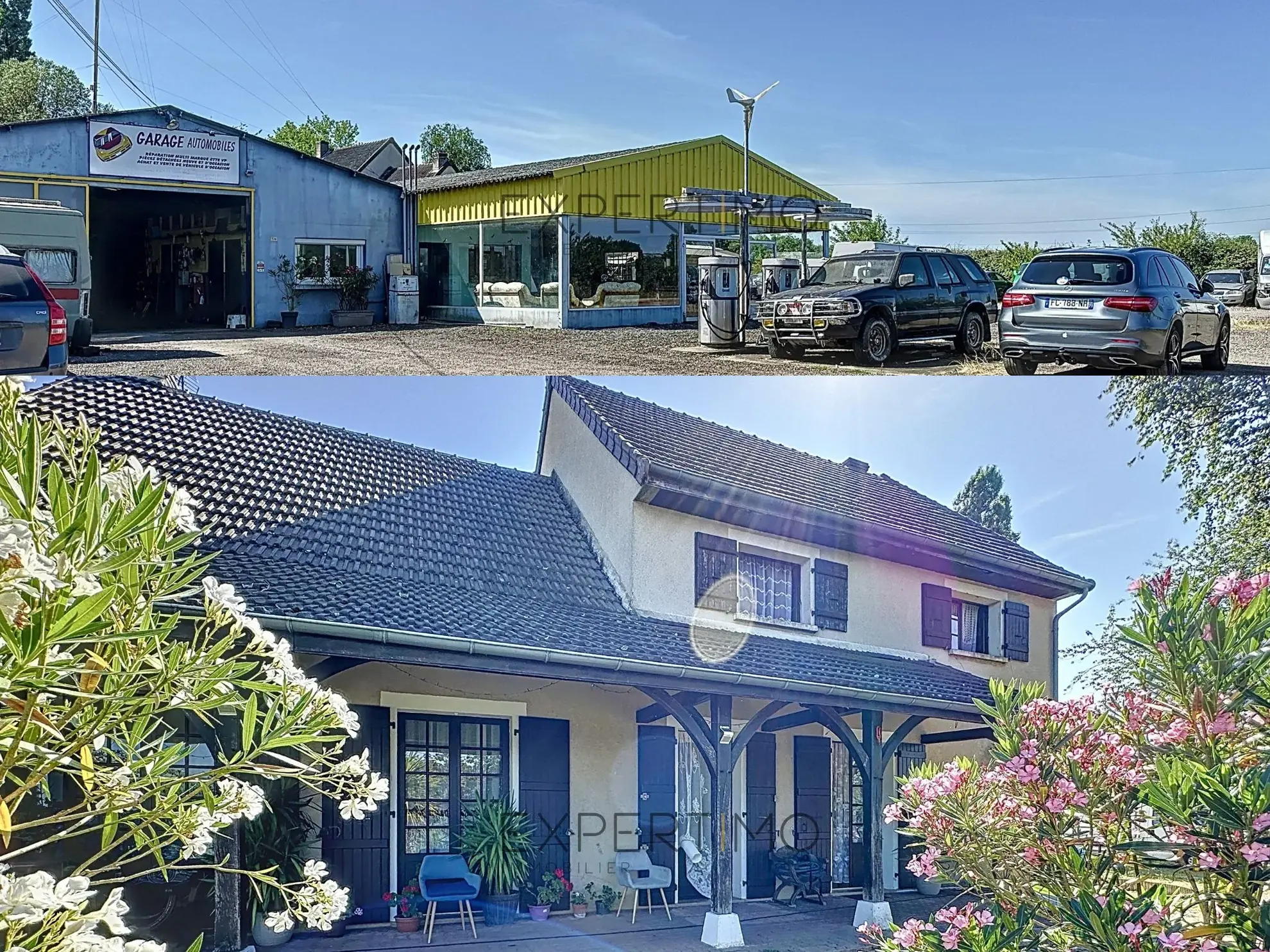 Vente d’un local d’activité avec maison à Lalheue (71) - Opportunité à saisir