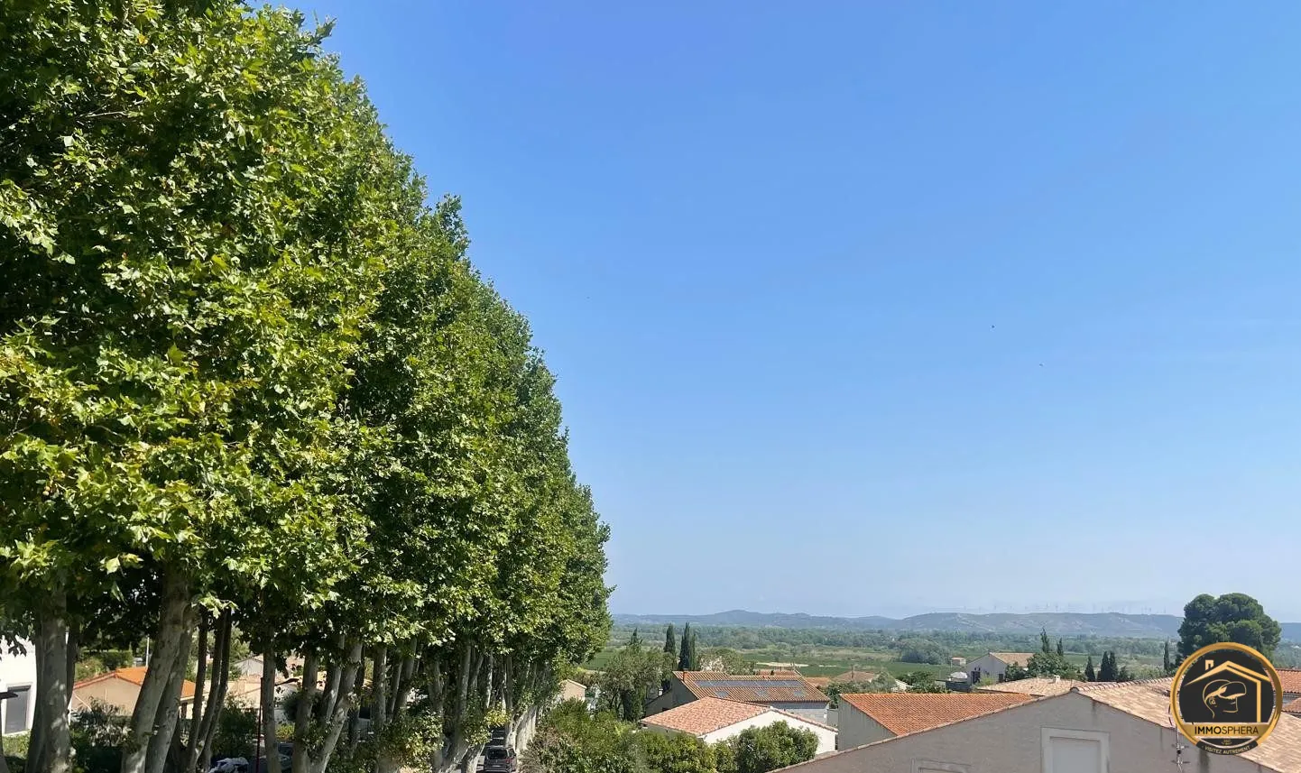 Vue  Maison ancienne avec terrasse et vue panoramique à Paraza – 135 m² 