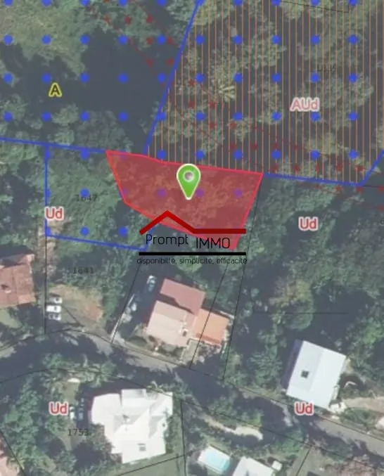 Terrain calme et verdoyant en Martinique – Idéal pour projet résidentiel