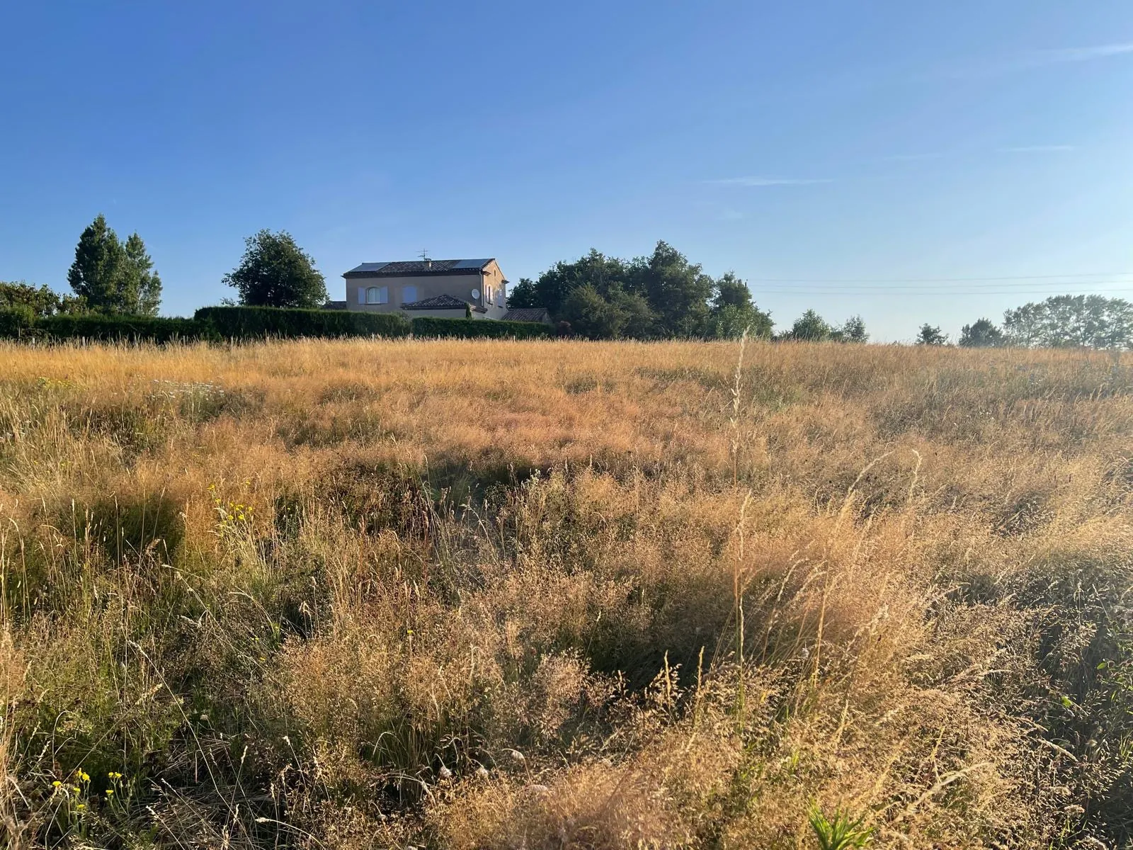 Terrain constructible de 5857 m² à Étables, proche Lyon et TGV