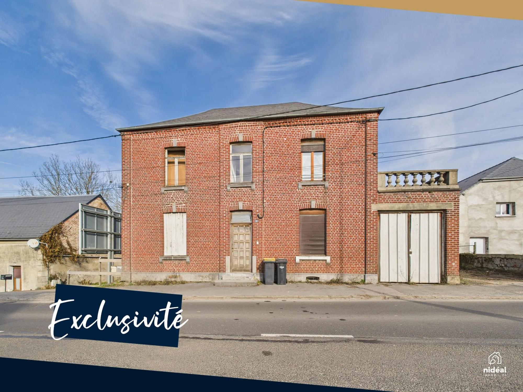 Immeuble de rapport à Feignies avec 5 lots à rénover