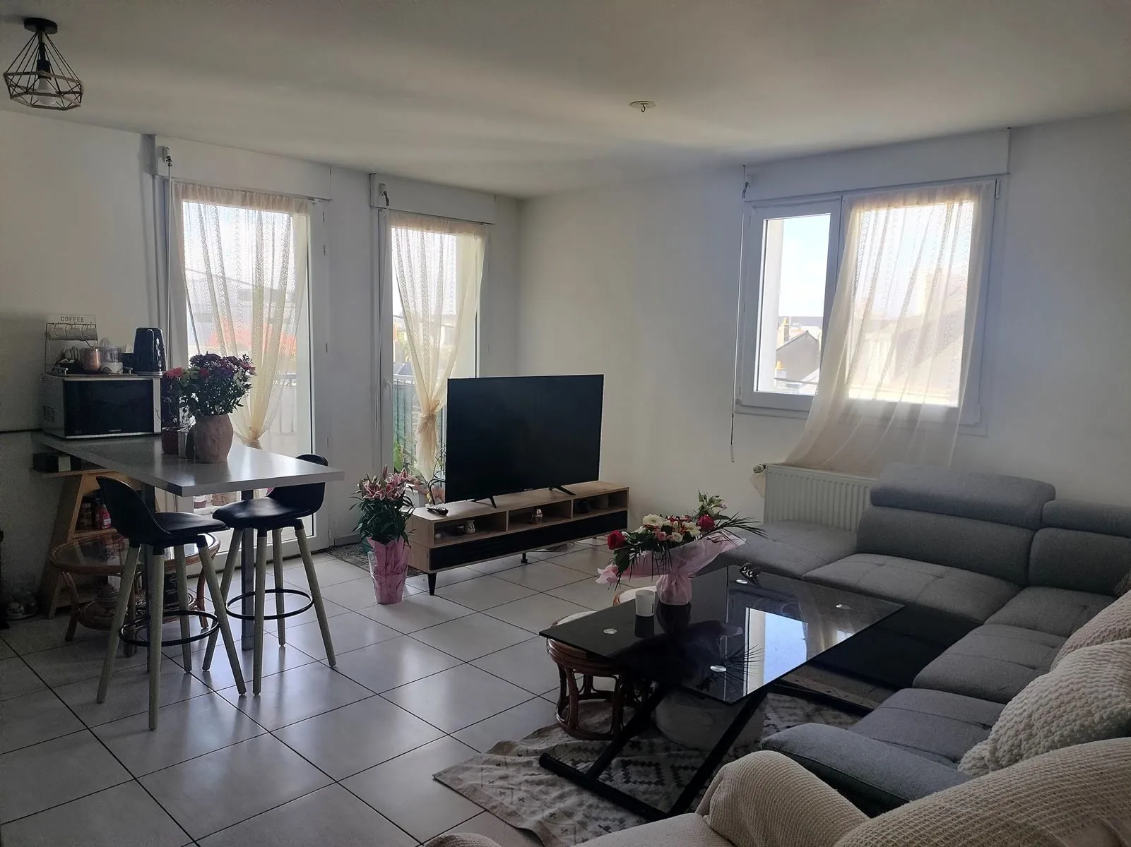 Bel appartement 3 pièces avec balcon à Saint-Nazaire, proche commerces