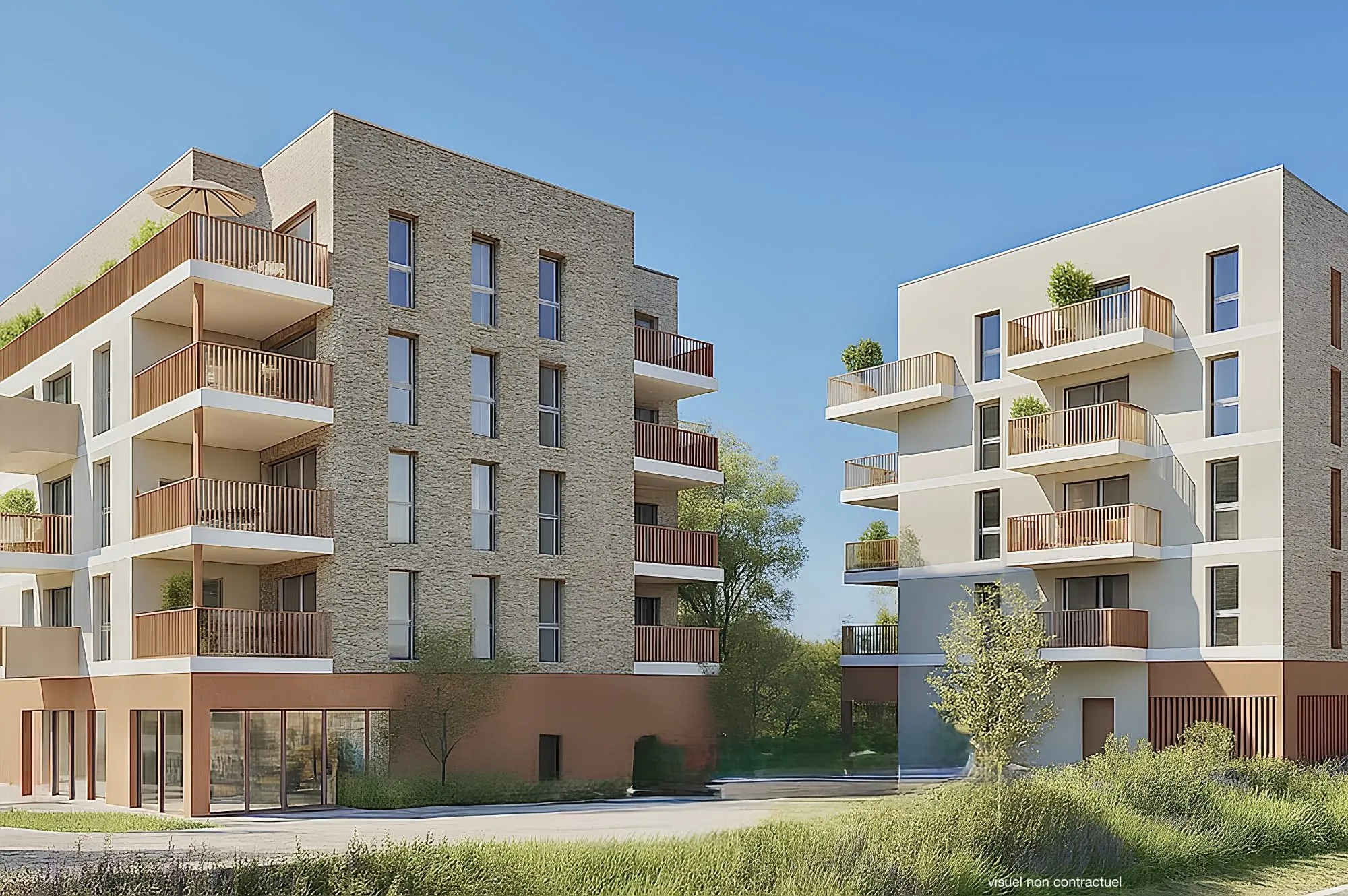 Appartement T2 neuf en dernier étage à Crozon, livraison 2027 