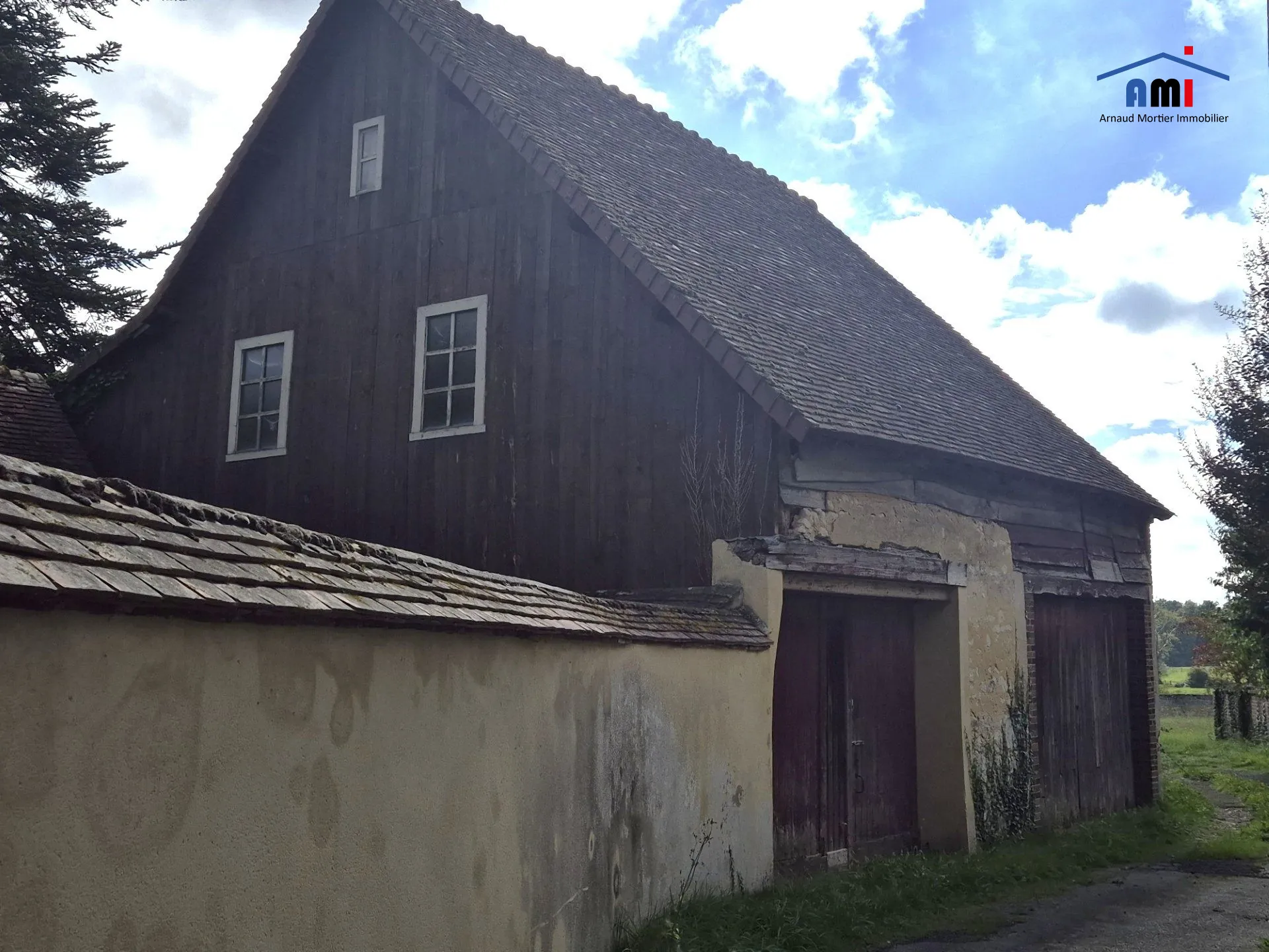 À vendre : Grange de 80 m² avec jardin à Sablons sur Huisne