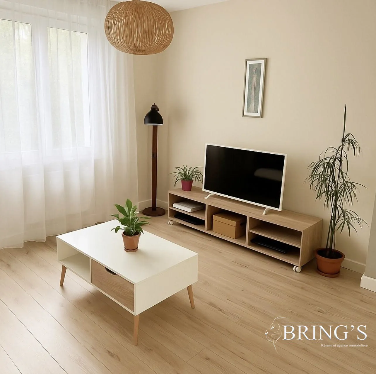 Appartement lumineux de 72 m² avec 3 chambres à Grenoble