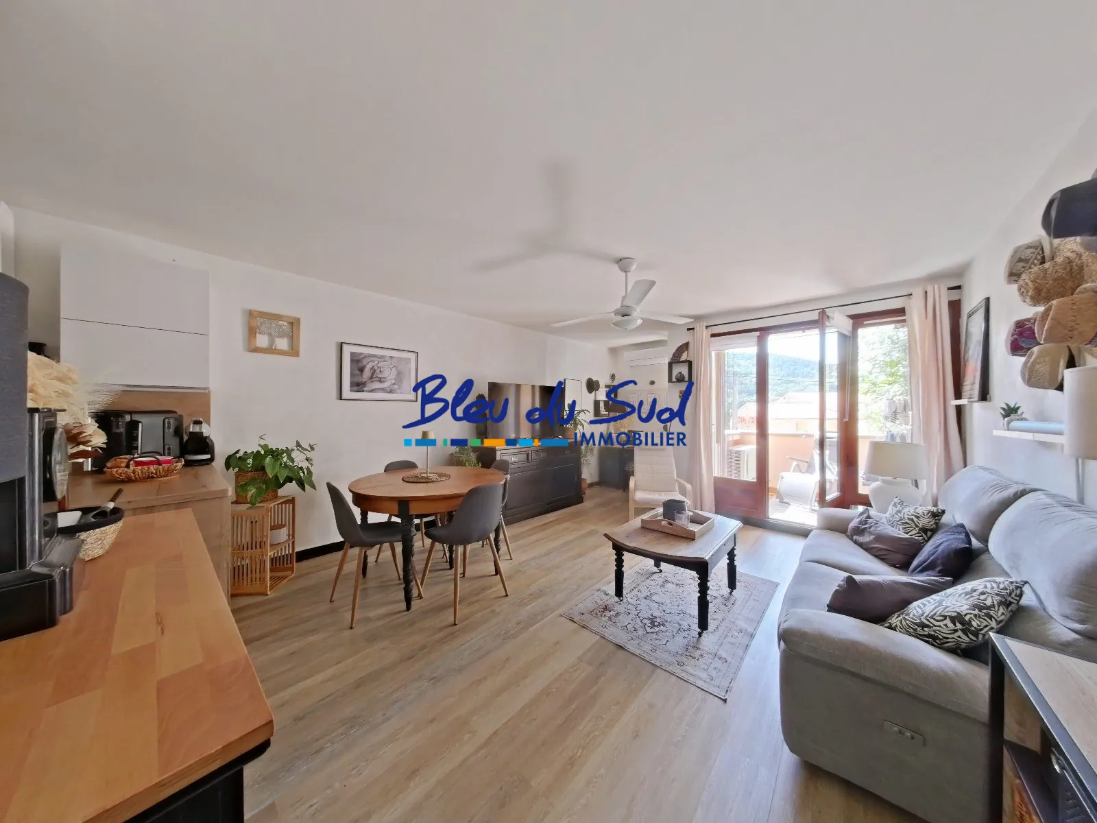 A vendre appartement T3 rénové avec balcon, garage et cave à Vernet-les-Bains