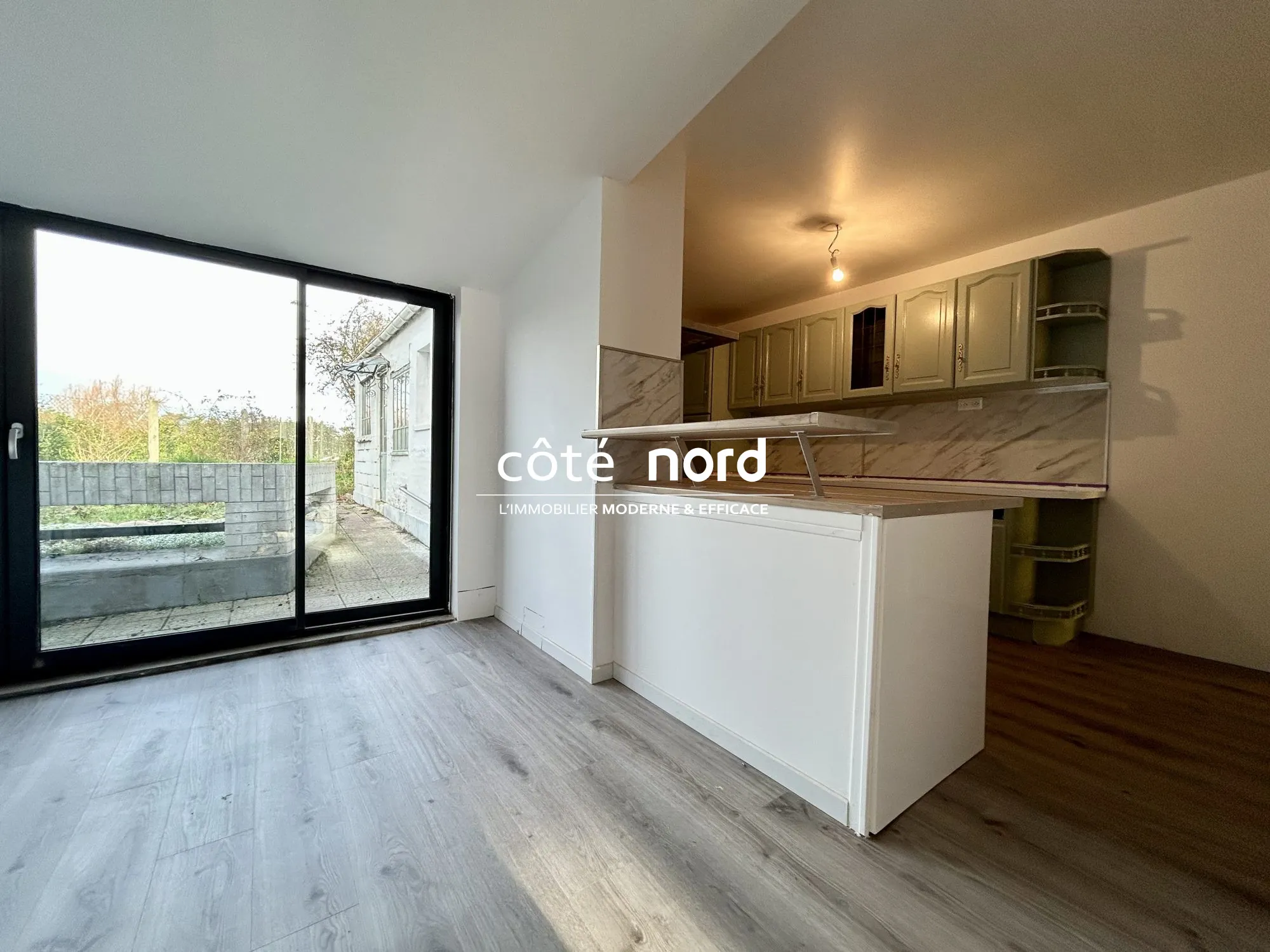 Charmante maison de 100 m² rénovée à Caudry, proche commodités 