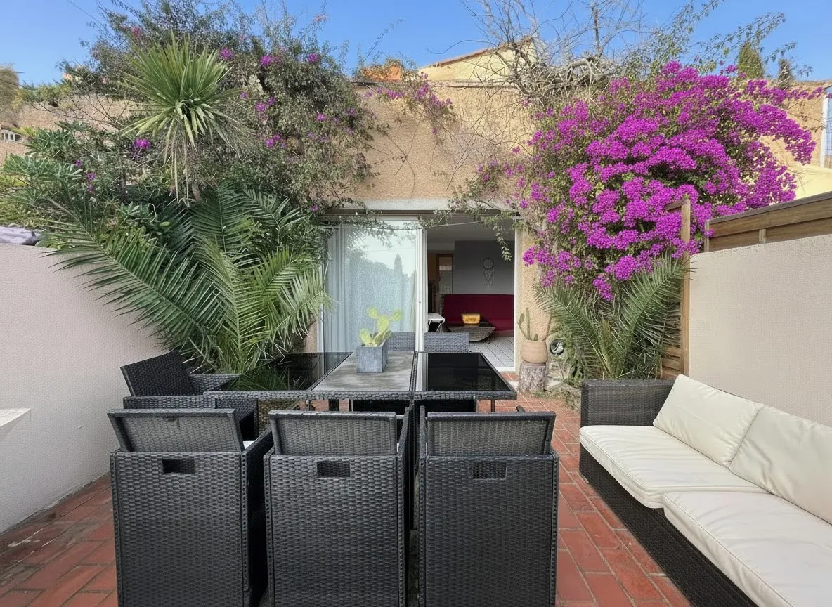 Appartement avec terrasse dans la résidence PEDROS à Port-Fitou