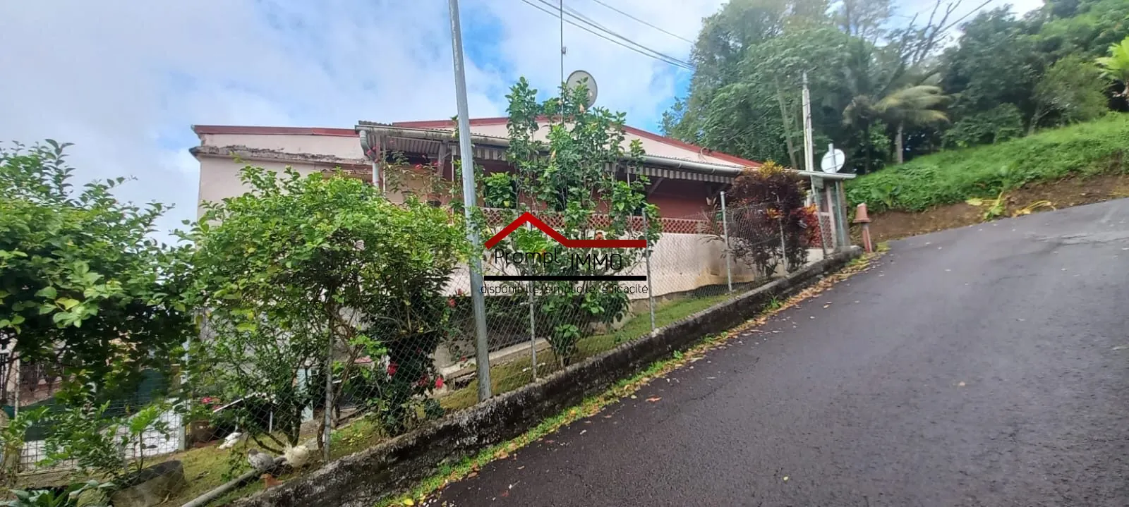 À vendre maison F4 à Saint-Joseph en Martinique avec jardin et sous-sol